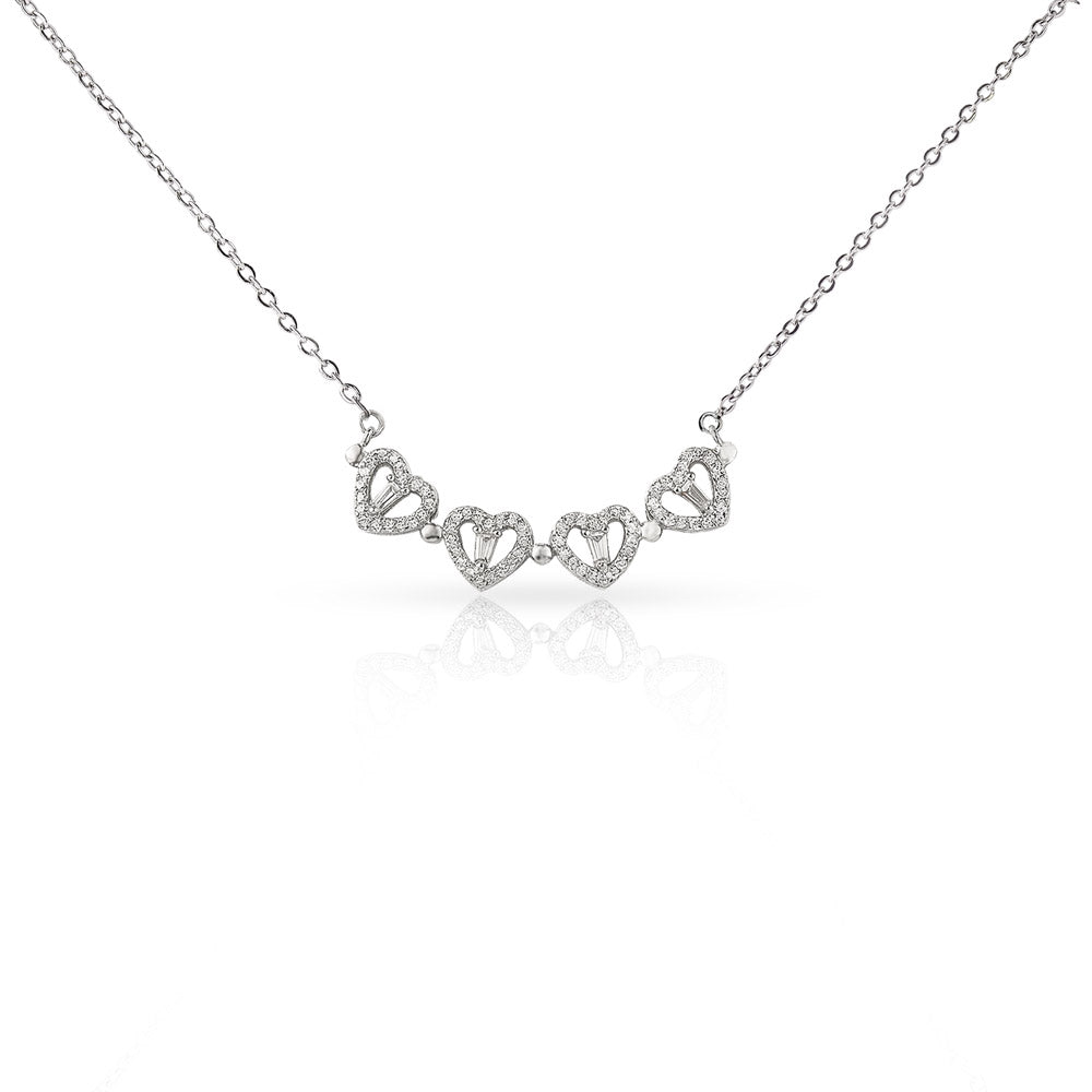 To Our Amazing Daughter Necklace From Mom & Dad – Believe in Yourself Gift - Magnetic Hearts