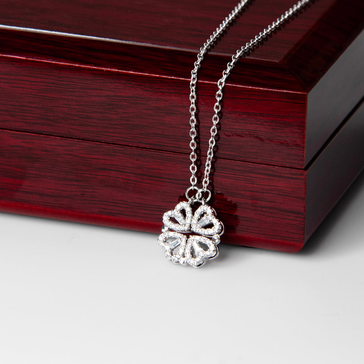 To Our Amazing Daughter Necklace From Mom & Dad – Believe in Yourself Gift - Magnetic Hearts