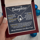 To Our Daughter Christmas Necklace From Mom & Dad – Always Our Little Girl (md.lg.1.fl)