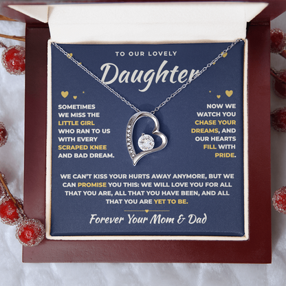To Our Daughter Necklace From Mom & Dad – All That You Are Yet To Be