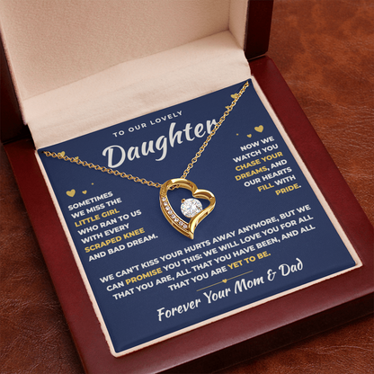 To Our Daughter Necklace From Mom & Dad – All That You Are Yet To Be