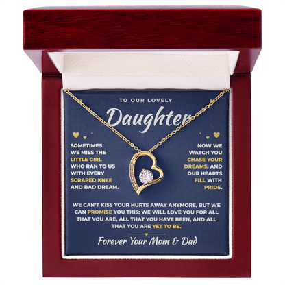 To Our Daughter Necklace From Mom & Dad – All That You Are Yet To Be