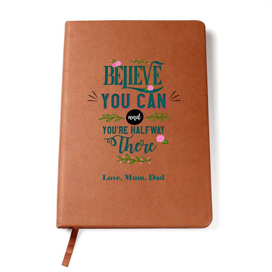 Teen / Child Journal Personalized - Believe you can (c.1.jp)