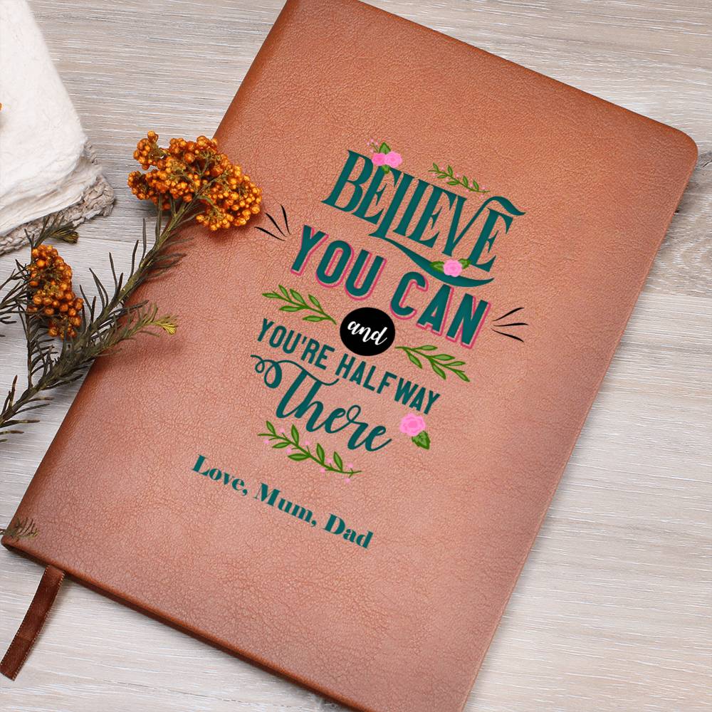 Teen / Child Journal Personalized - Believe you can (c.1.jp)