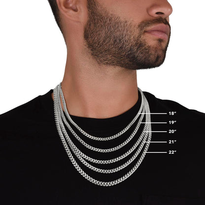 Dad to Son Cuban Link Chain (2411mpack-ds.001clc)