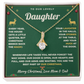 To Our Daughter Christmas Necklace From Mom & Dad – The Best Part of Our Christmas (md.home.2.al)