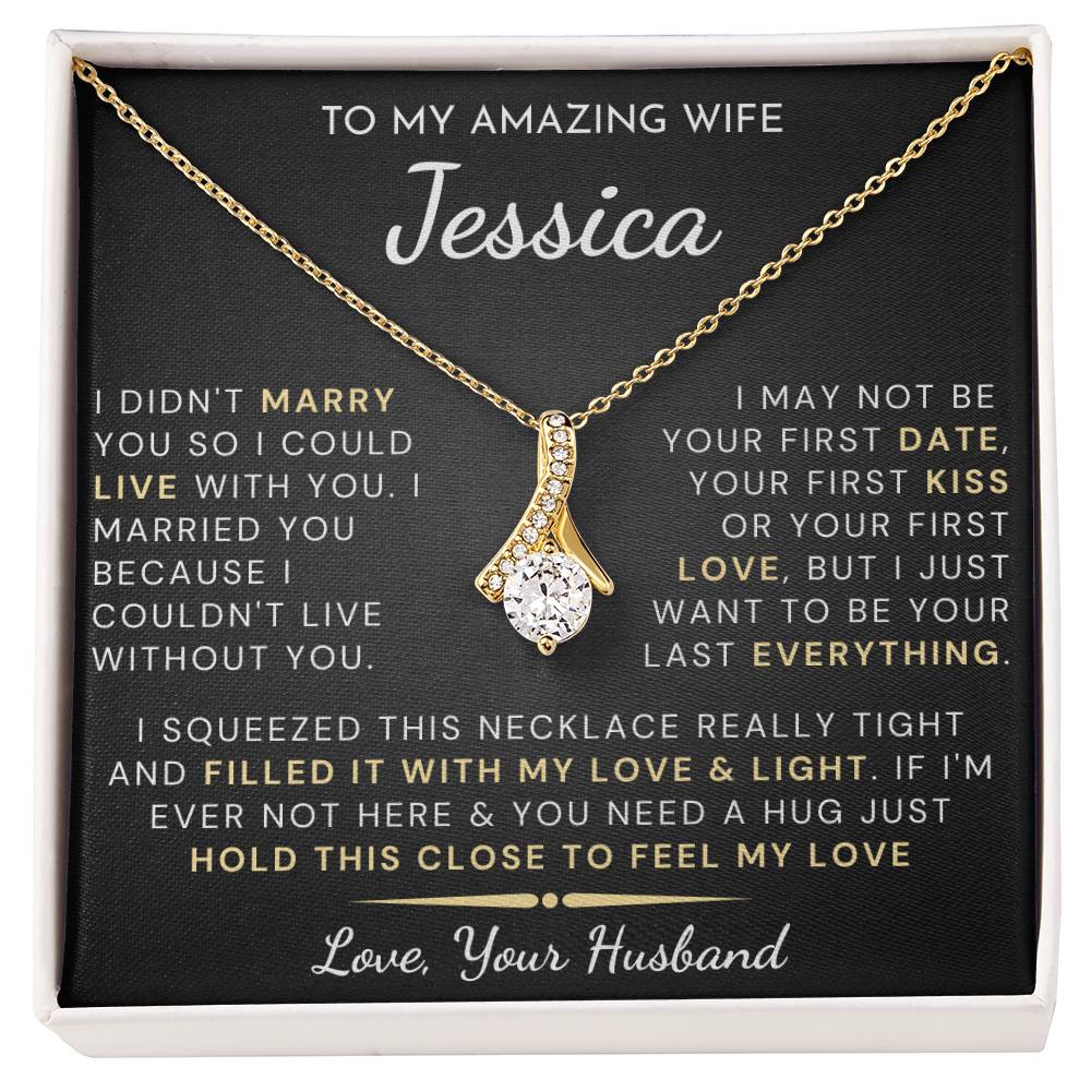 My Amazing Wife Necklace (189.al.006.pers) - Personalize with Your Names ⬇️