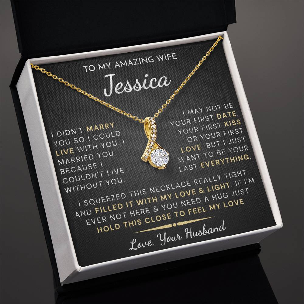 My Amazing Wife Necklace (189.al.006.pers) - Personalize with Your Names ⬇️