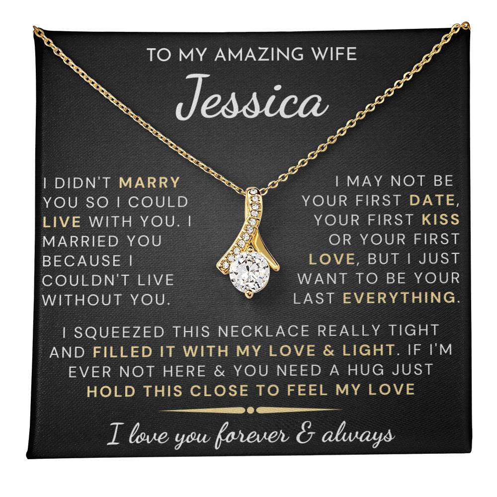 My Amazing Wife Necklace (189.al.006.pers) - Personalize with Your Names ⬇️