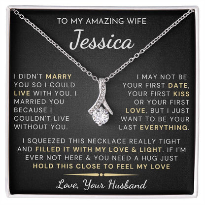 My Amazing Wife Necklace (189.al.006.pers) - Personalize with Your Names ⬇️