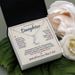 To Our Daughter Necklace From Mom & Dad – Two Hearts, One Love (md.both.1.al)