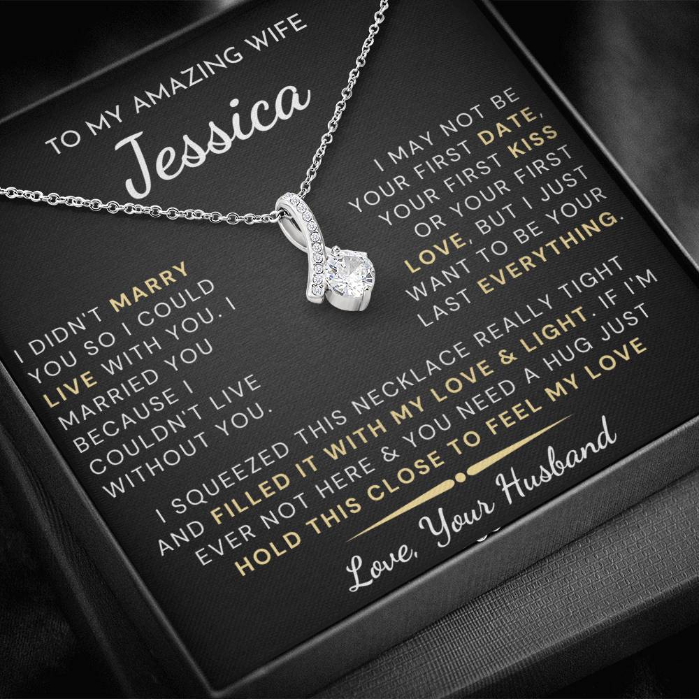 My Amazing Wife Necklace (189.al.006.pers) - Personalize with Your Names ⬇️