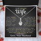 My Amazing Wife Necklace - I Couldn't Live Without You (189.al.006)