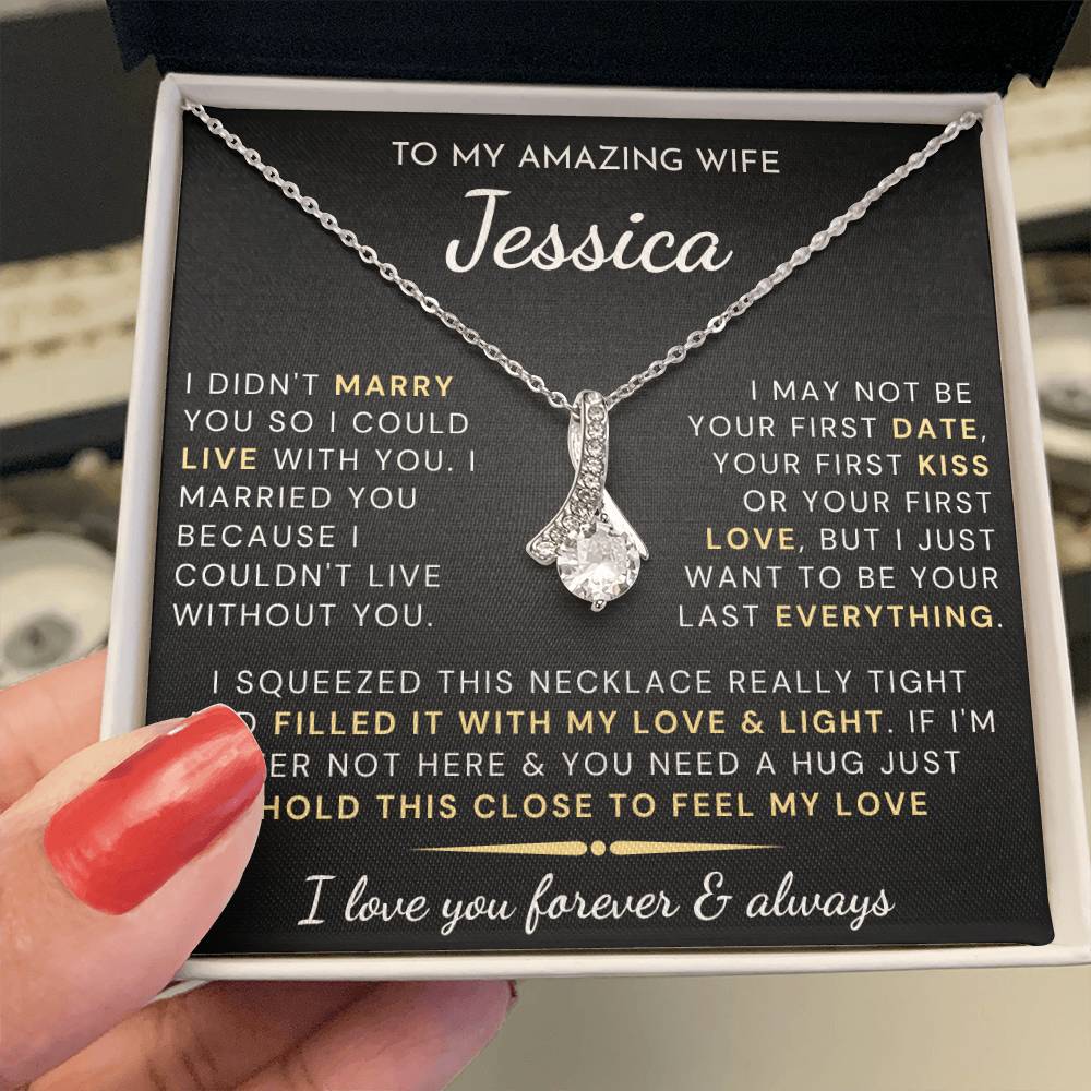 My Amazing Wife Necklace (189.al.006.pers) - Personalize with Your Names ⬇️