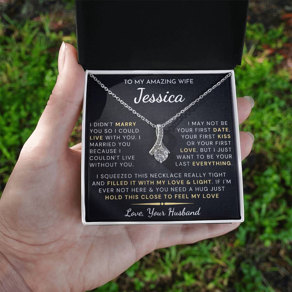 My Amazing Wife Necklace (189.al.006.pers) - Personalize with Your Names ⬇️