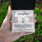 To Our Daughter Necklace From Mom & Dad – You'll Always Be Our Little Girl (md.lg.2.al)