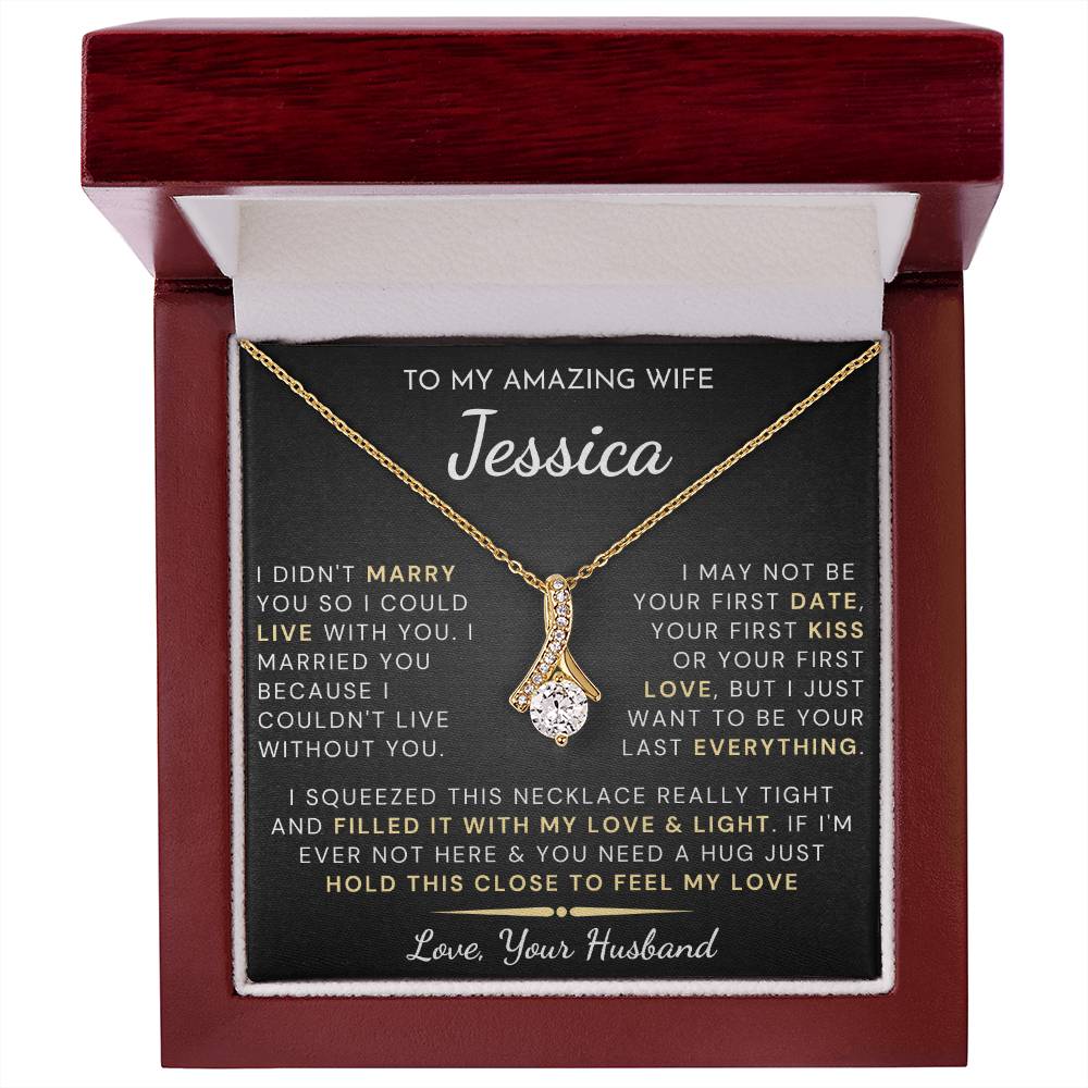 My Amazing Wife Necklace (189.al.006.pers) - Personalize with Your Names ⬇️