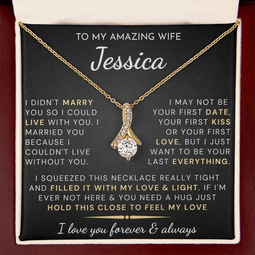 My Amazing Wife Necklace (189.al.006.pers) - Personalize with Your Names ⬇️