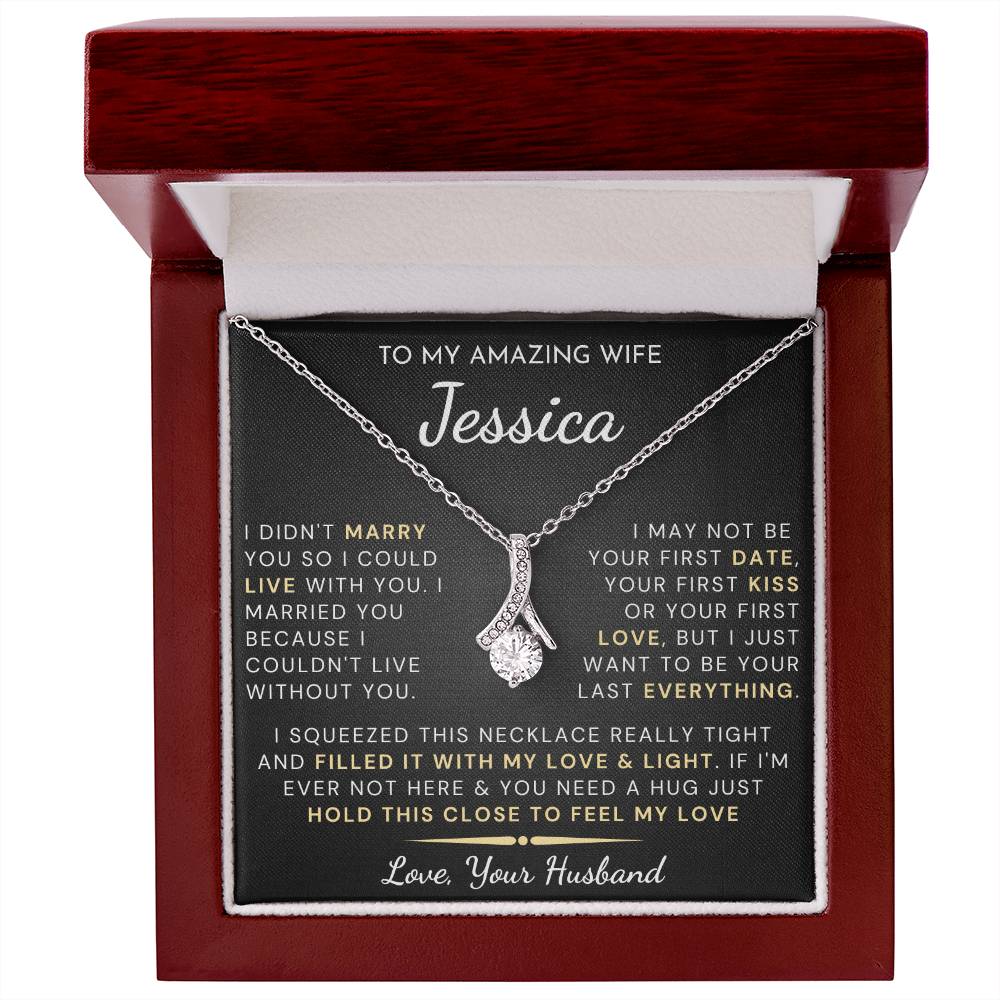 My Amazing Wife Necklace (189.al.006.pers) - Personalize with Your Names ⬇️