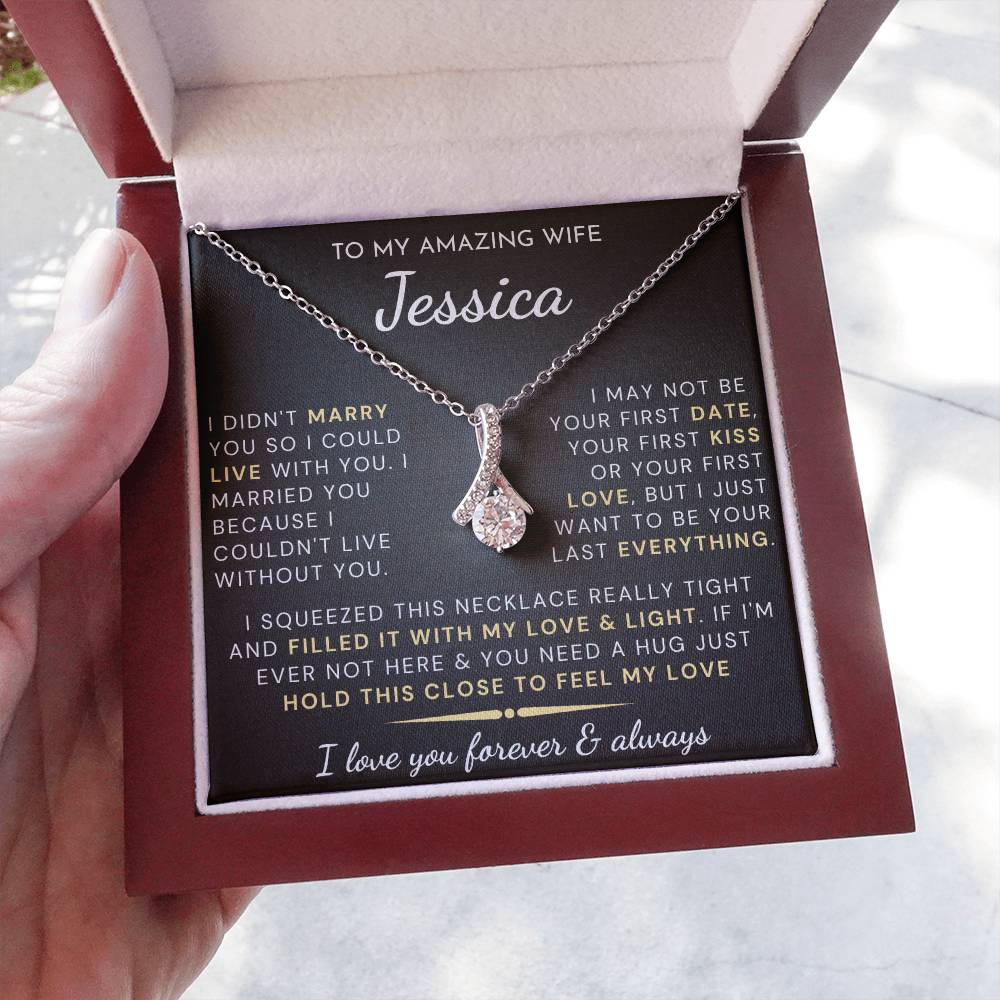 My Amazing Wife Necklace (189.al.006.pers) - Personalize with Your Names ⬇️