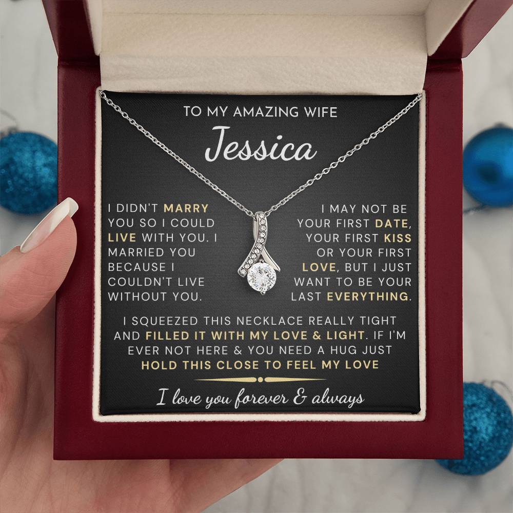 My Amazing Wife Necklace (189.al.006.pers) - Personalize with Your Names ⬇️