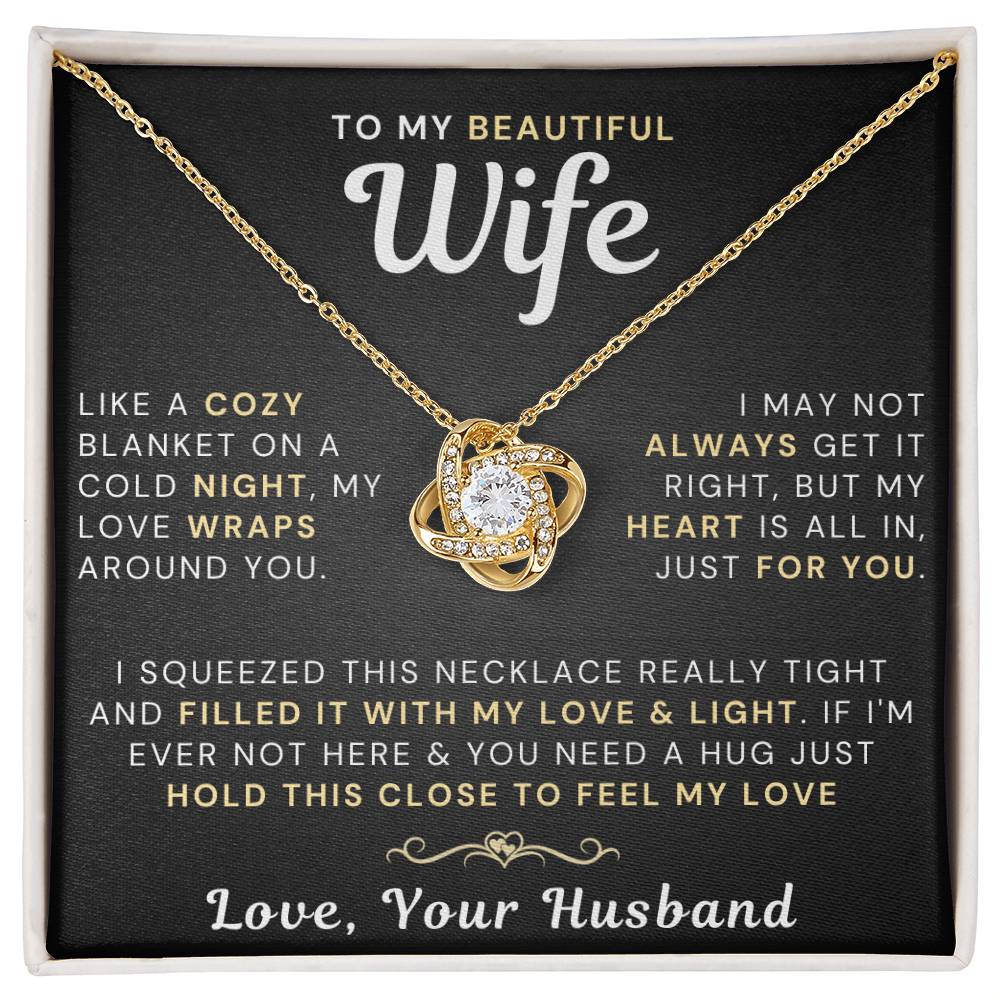 Beautiful Wife Necklace - Cozy Blanket On A Cold Night (189.al.033)
