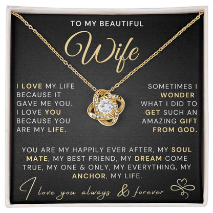 Beautiful Wife Necklace - Love of my life (189.lk.035)