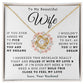 To My Beautiful Wife Necklace - My Dream (189.lk.029-6)