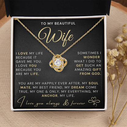 Beautiful Wife Necklace - Love of my life (189.lk.035)