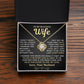 My Beautiful Wife Necklace - I Couldn't Live Without You (189.lk.006b.3) EXPEDITED SHIPPING AVAILABLE AT CHECKOUT