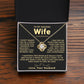 My Amazing Wife Necklace - I Couldn't Live Without You (189.lk.006a.5)