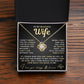 My Beautiful Wife Necklace - I Couldn't Live Without You (189.lk.006b.6)