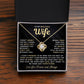 My Beautiful Wife Necklace - I Couldn't Live Without You (189.lk.006b.6.1)