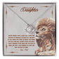 To My Daughter Love Dad Necklace (t25-dd-005)