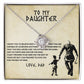 To My Daughter Love Dad Necklace (t25-dd-003)