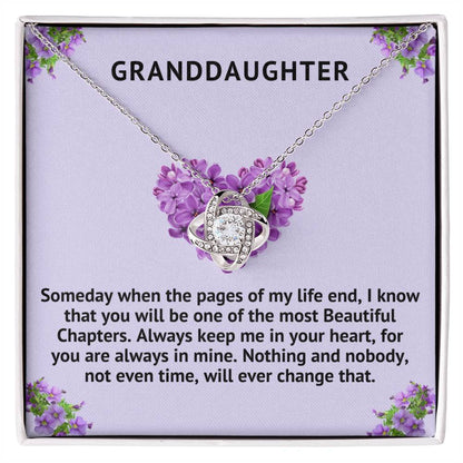 My Beautiful Granddaughter Personalizable Necklace - One of Most Beautiful Chapters (162.lk.320p)