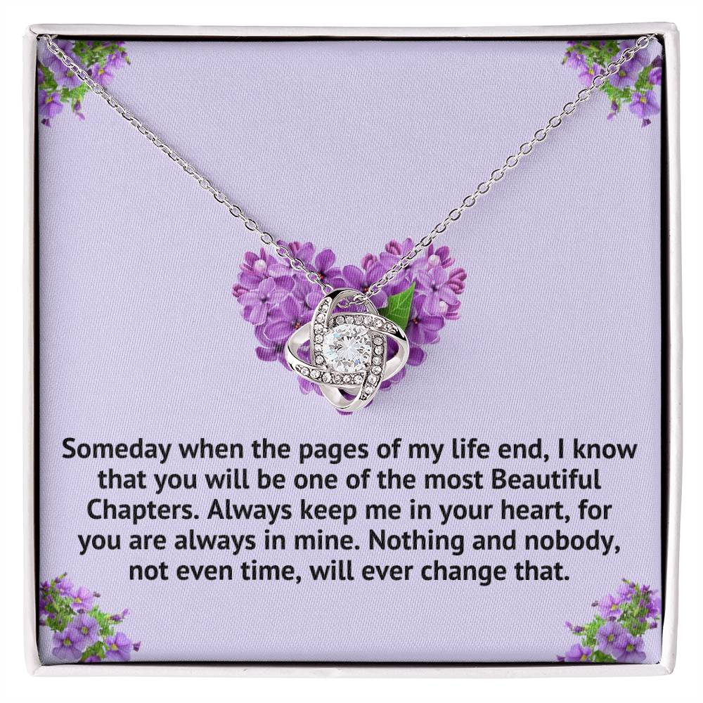 Grandparent to Granddaughter Necklace - Beautiful Chapter (162.lk.320p) Personalize ⬇️