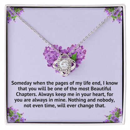 Grandparent to Granddaughter Necklace - Beautiful Chapter (162.lk.320p) Personalize ⬇️