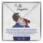 To My Daughter Love Dad Necklace (t25-dd-004)