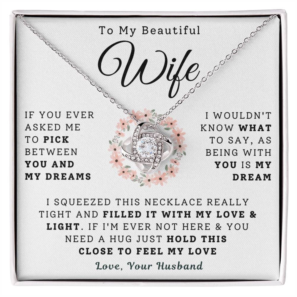 To My Beautiful Wife Necklace - My Dream (189.lk.029-6)