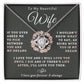 To My Beautiful Wife Necklace - My Dream (189.lk.029-5)
