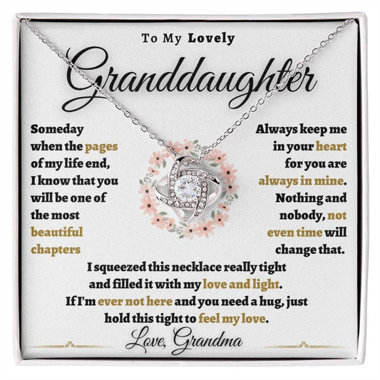 Lovely Granddaughter Necklace - pages end (mgd.102.lk)