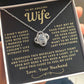 My Amazing Wife Necklace - I Couldn't Live Without You (189.lk.006a.2)