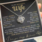 My Beautiful Wife Necklace - I Couldn't Live Without You (189.lk.006b.6)