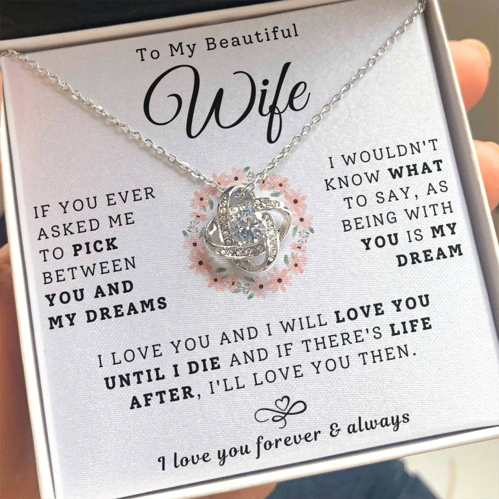 To My Beautiful Wife Necklace - My Dream (189.lk.029)