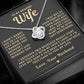 My Amazing Wife Necklace - I Couldn't Live Without You (189.lk.006a.3)