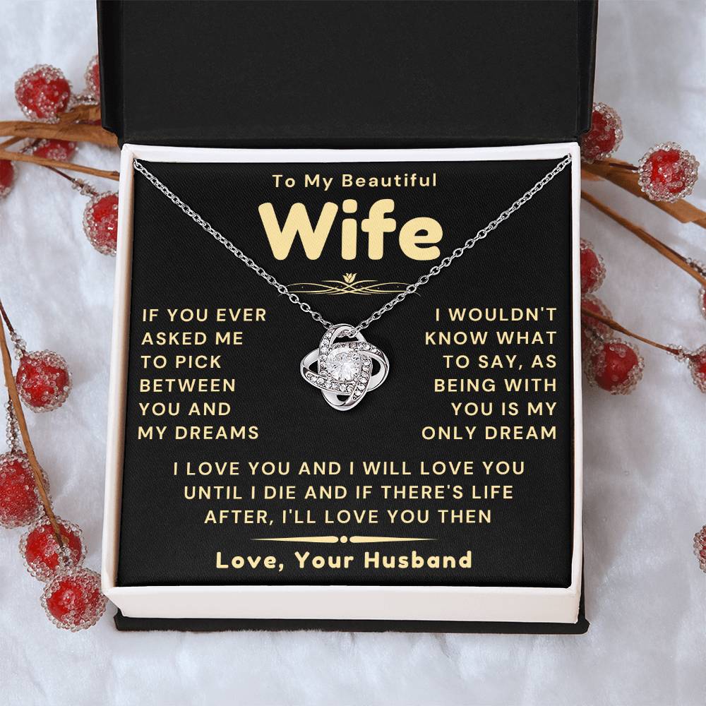To My Beautiful Wife Necklace - My Only Dream (189.lk.029-2)