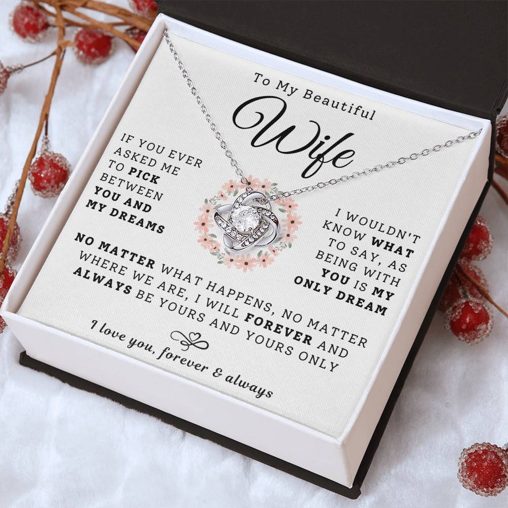To My Beautiful Wife Necklace - My Dream (189.lk.029-7)