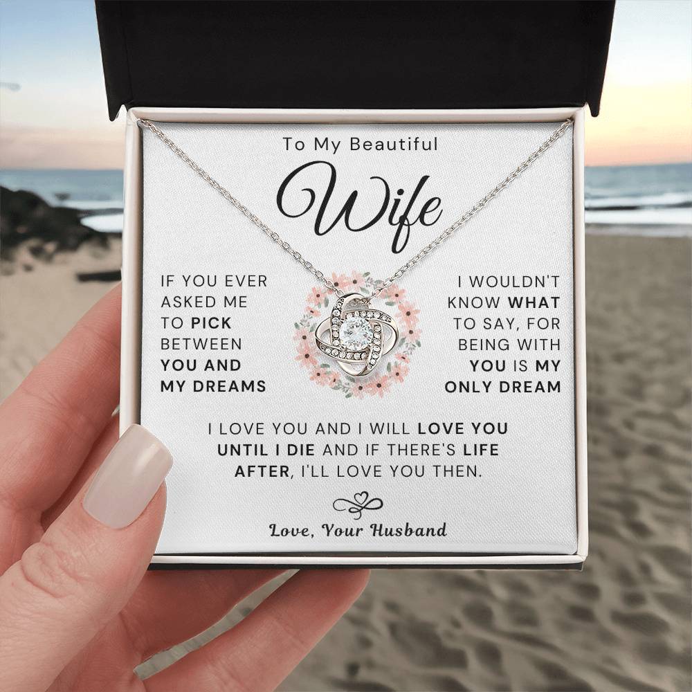 To My Beautiful Wife Necklace - My Only Dream (189.lk.029-3)