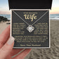 My Beautiful Wife Necklace - I Couldn't Live Without You (189.lk.006b)